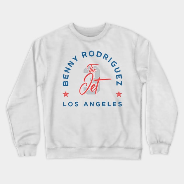 Benny The Jet Rodriguez - Sandlot - White Crewneck Sweatshirt by fatdesigner